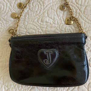 Juicy couture great condition black mini handbag
